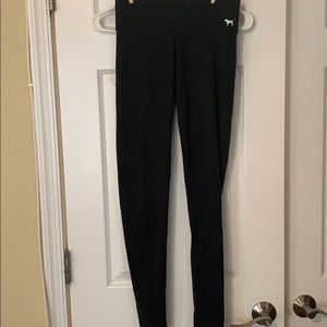 Charcoal Victoria’s Secret Pink Yoga leggings